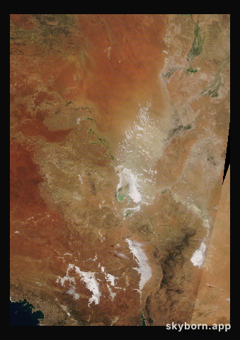 The Earth on 12 March 2022 · Lake Eyre, Australia
