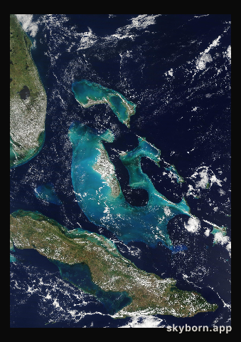 The Earth on 18 March 2022 · Bahamas
