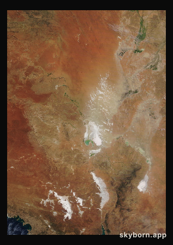 The Earth on 21 March 2022 · Lake Eyre, Australia