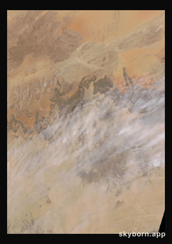 The Earth on 1 April 2022 · Sahara, Algeria