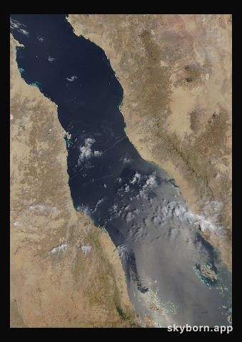 The Earth on 4 April 2022 · Red Sea