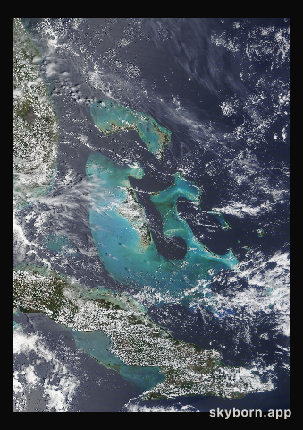 The Earth on 13 April 2022 · Bahamas