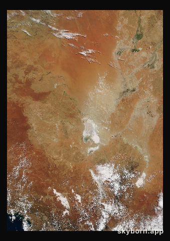 The Earth on 19 April 2022 · Lake Eyre, Australia