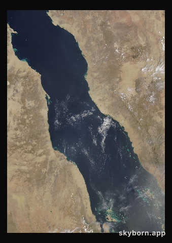 The Earth on 22 April 2022 · Red Sea
