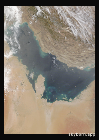 The Earth on 24 April 2022 · Persian Gulf