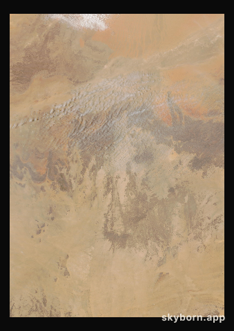 The Earth on 25 April 2022 · Sahara, Algeria