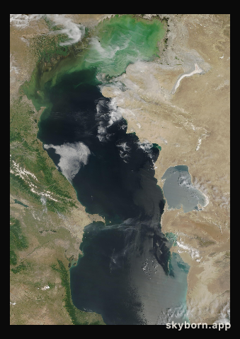 The Earth on 4 June 2022 · Caspian Sea