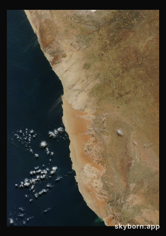 The Earth on 10 June 2022 · Namib Desert