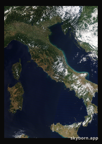 The Earth on 11 June 2022 · Italy and the Adriatic