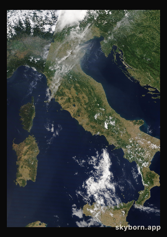 The Earth on 16 June 2022 · Italy and the Adriatic