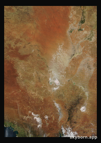 The Earth on 22 June 2022 · Lake Eyre, Australia