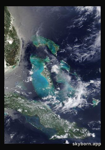 The Earth on 23 June 2022 · Bahamas