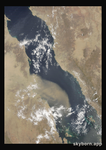 The Earth on 25 June 2022 · Red Sea
