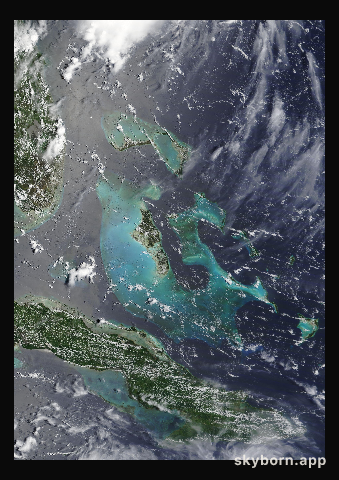 The Earth on 2 July 2022 · Bahamas