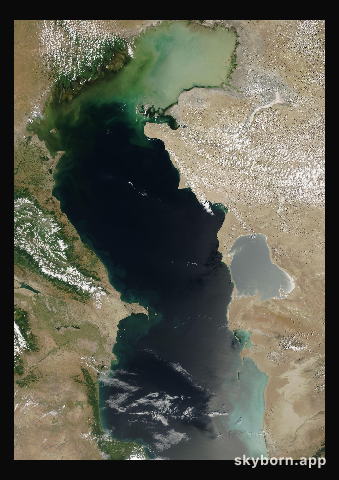 The Earth on 6 July 2022 · Caspian Sea
