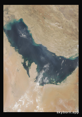 The Earth on 19 July 2022 · Persian Gulf