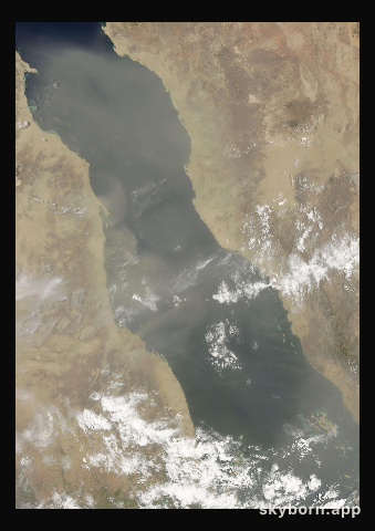 The Earth on 27 July 2022 · Red Sea