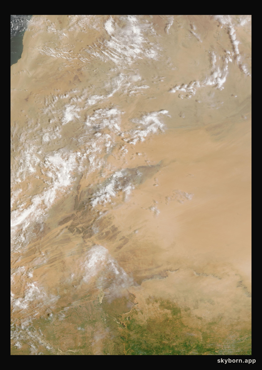 The Earth on 22 August 2022 · Eye of the Sahara, Mauritania