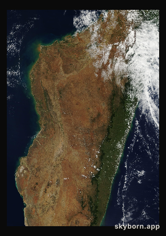 The Earth on 29 August 2022 · Madagascar