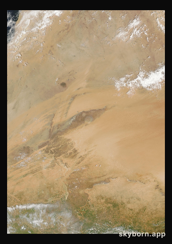 The Earth on 4 September 2022 · Eye of the Sahara, Mauritania