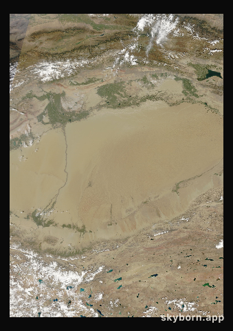 The Earth on 9 September 2022 · Taklamakan Desert