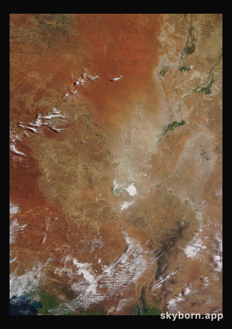 The Earth on 13 September 2022 · Lake Eyre, Australia