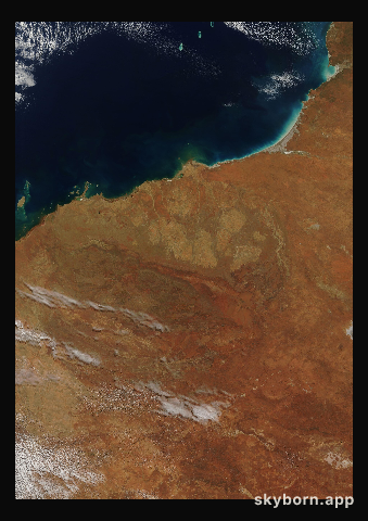 The Earth on 14 September 2022 · Pilbara, Western Australia