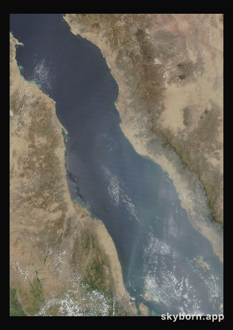 The Earth on 16 September 2022 · Red Sea