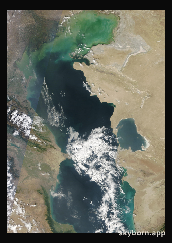 The Earth on 21 September 2022 · Caspian Sea