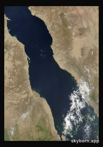 The Earth on 22 September 2022 · Red Sea