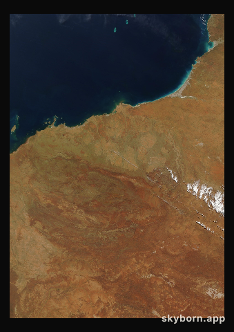 The Earth on 25 September 2022 · Pilbara, Western Australia