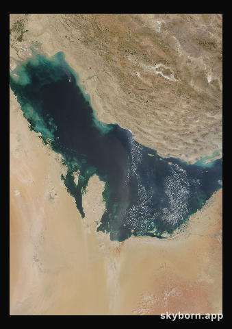 The Earth on 26 September 2022 · Persian Gulf