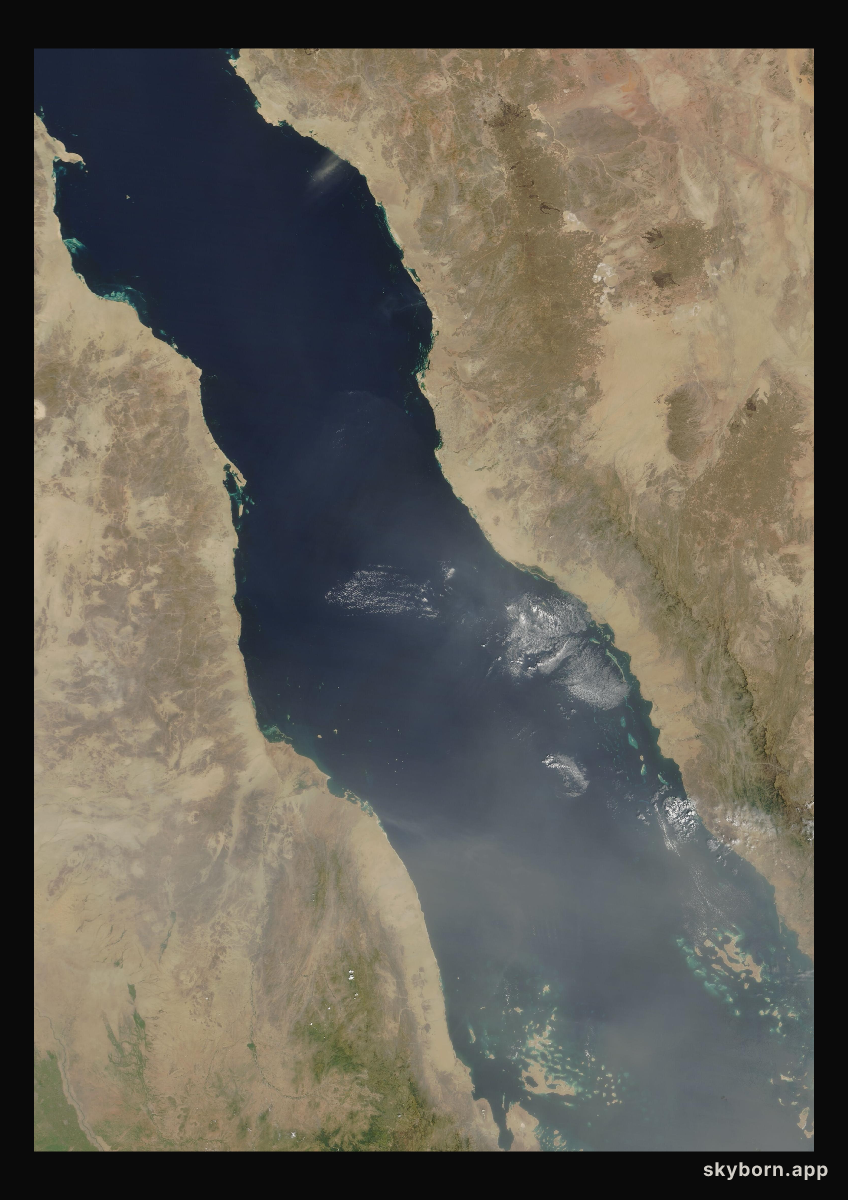 The Earth on 29 September 2022 · Red Sea