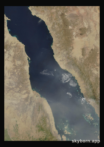 The Earth on 29 September 2022 · Red Sea