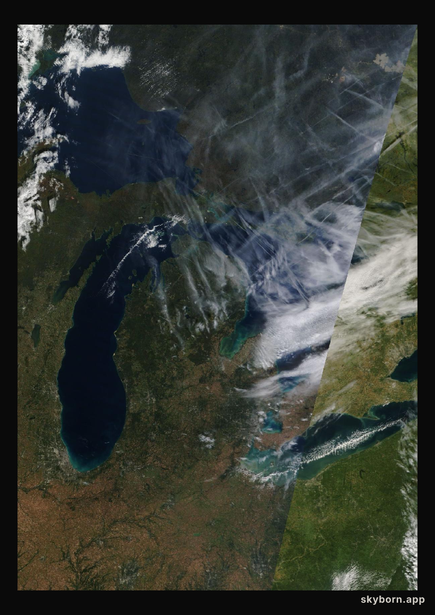 The Earth on 3 October 2022 · Great Lakes