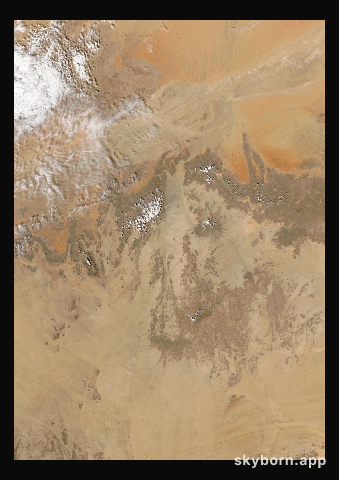The Earth on 12 October 2022 · Sahara, Algeria