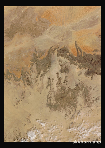 The Earth on 3 January 2023 · Sahara, Algeria