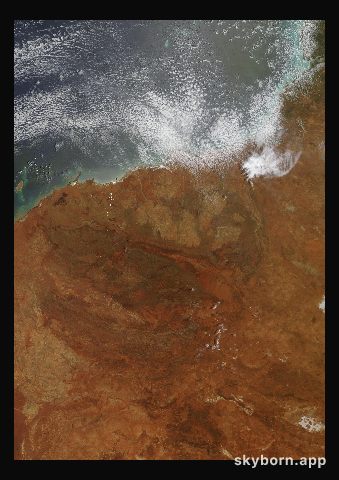 The Earth on 8 January 2023 · Pilbara, Western Australia