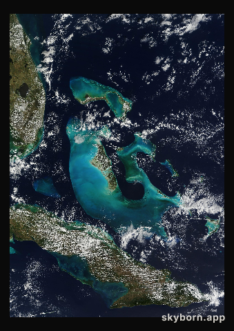 The Earth on 30 January 2023 · Bahamas