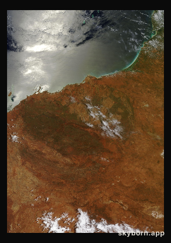 The Earth on 1 February 2023 · Pilbara, Western Australia