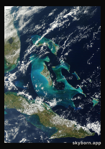 The Earth on 3 February 2023 · Bahamas