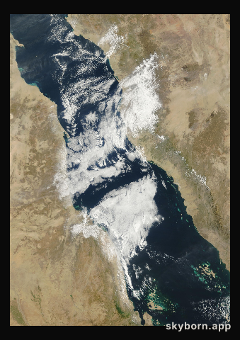 The Earth on 6 February 2023 · Red Sea