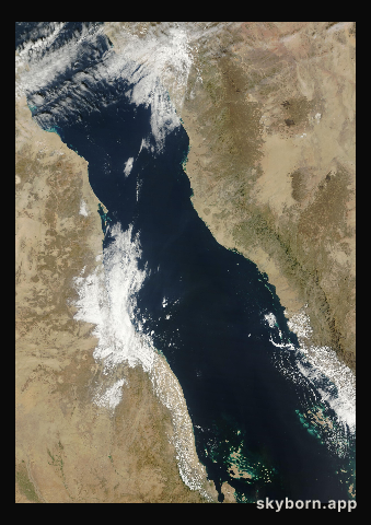 The Earth on 11 February 2023 · Red Sea