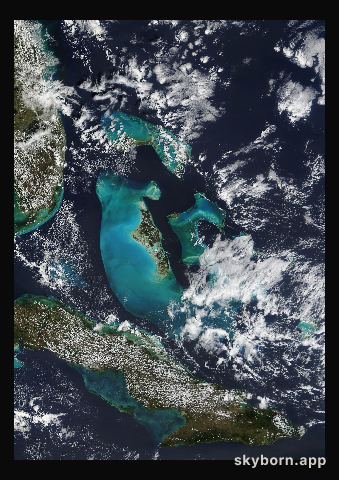 The Earth on 16 February 2023 · Bahamas