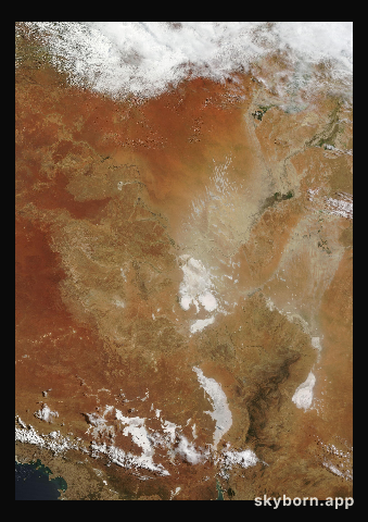 The Earth on 18 February 2023 · Lake Eyre, Australia