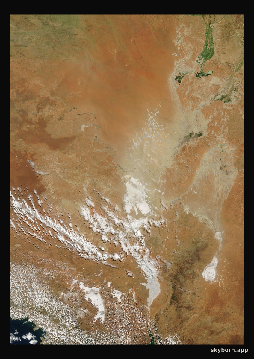 The Earth on 6 March 2023 · Lake Eyre, Australia