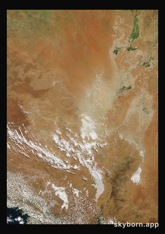 The Earth on 6 March 2023 · Lake Eyre, Australia