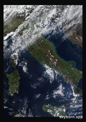 The Earth on 23 March 2023 · Italy and the Adriatic