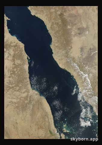 The Earth on 2 April 2023 · Red Sea