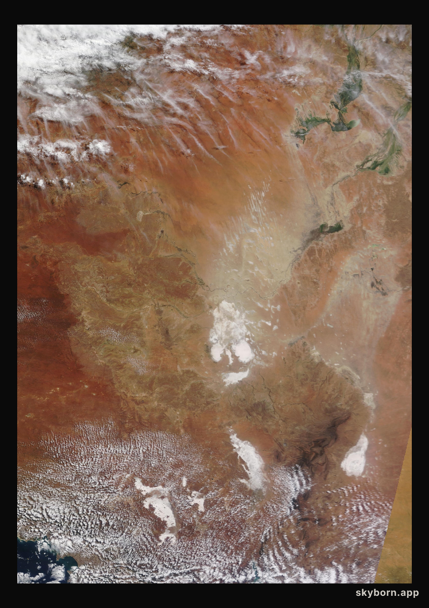 The Earth on 12 April 2023 · Lake Eyre, Australia